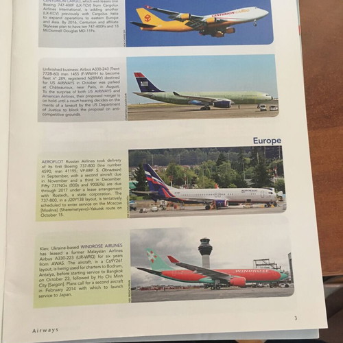 Airways Magazine 12 issues like new, year 2013