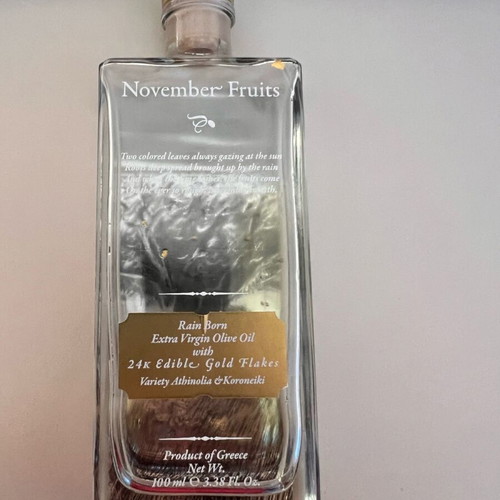 Μπουκάλι November Fruits μεταχειρισμένο, συλλεκτικό με χρυσό 24Κ