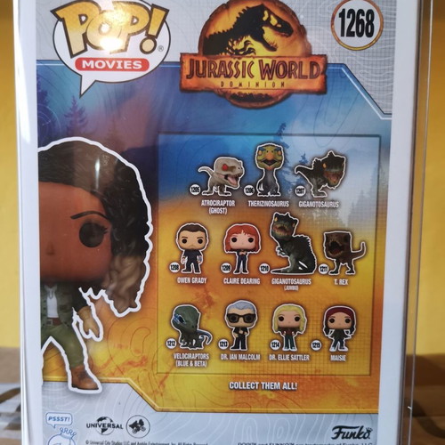 Funko POP! Jurassic World Kayla #1268 used, NYCC 2022 Exclusive
