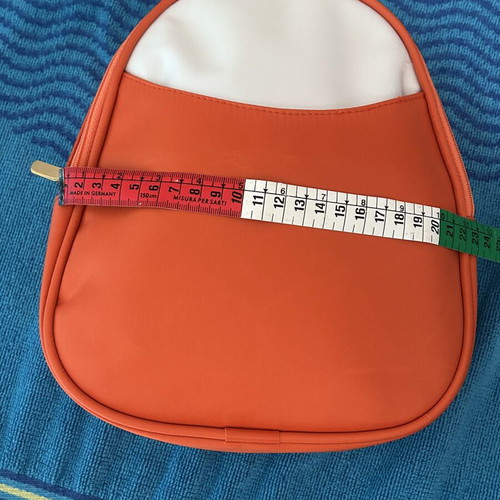 Lancaster small backpack new, waterproof, orange and white