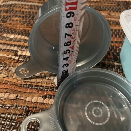 Tupperware measuring cups set, 250ml and 100ml
