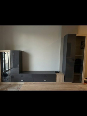 TV furniture with shelf, used