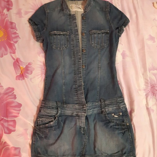 Denim dress Sicko like new, size S, blue