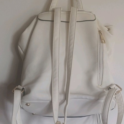 VoiNoi backpack used, white and blue