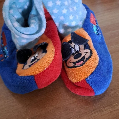 Baby booties used