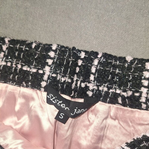 Sister Jane mini skirt like new with strass detail on pockets size S