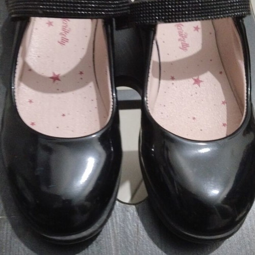 Black children's ballerina shoes, size 34