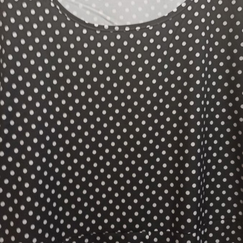 Maxi dress black and white size L like new Abysse