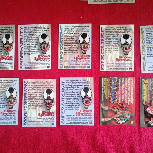 Spiderman Cards 1994 Fleer The Amazing Spider-Man like new, random numbers