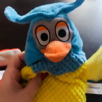 Stuffed toys for puppet theater like new, fox and owl