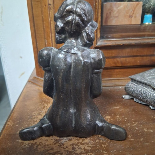 Art Deco sculpture signed, numbered, used