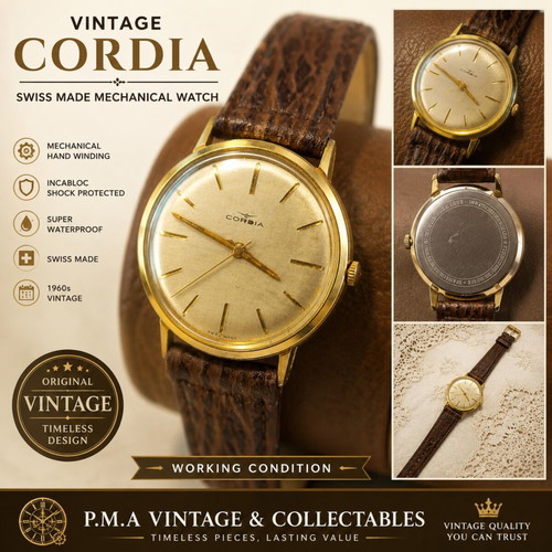 Cordia vintage Swiss made mechanical men's watch