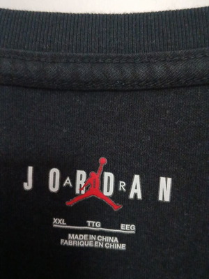 Jordan men's t-shirt like new, black, XXL