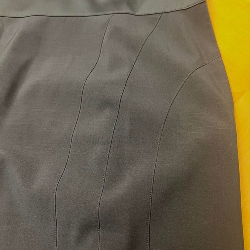 Karen Millen silk dress like new, midi, black and grey