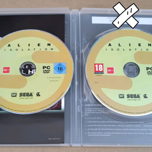Alien Isolation Nostromo Edition PC DVD-ROM like new