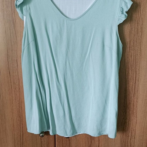 Blouse new mint color, size L, 55% viscose 45% polyester