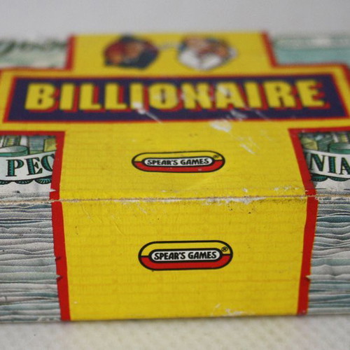Billionaire portable card board game 1996 new, sealed