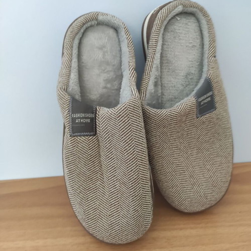 Fashion Shoes at Home women's beige brown slippers new, sizes 38-40