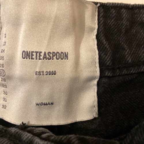 One Tea Spoon shorts used, high waist, black size 27