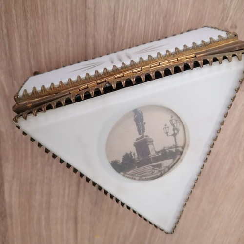 Jewelry box Russian old used with minor damages