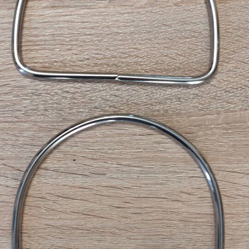 Metal semicircle handbag handle new