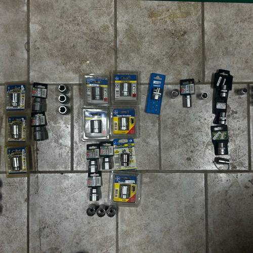 1/2 Socket Wrenches New With Various Sizes