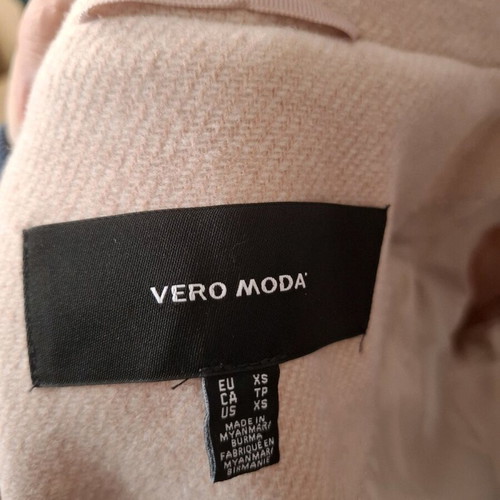 Vero Moda Donna coat light pink, size XS, like new