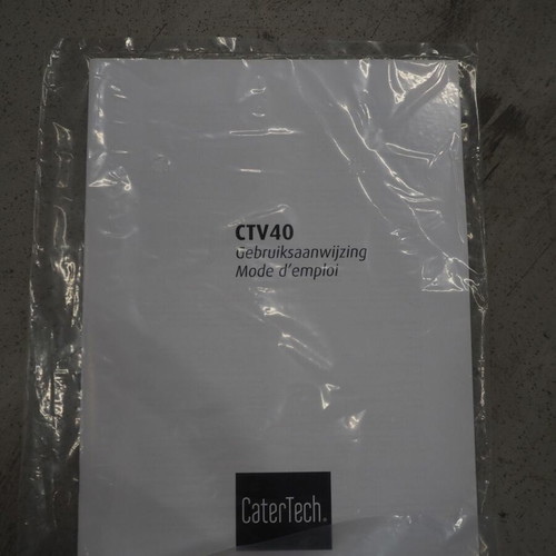CaterTech CTV 40 tabletop heated display case new