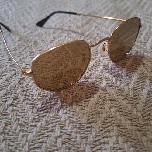 Women's sunglasses like new, brown and gold