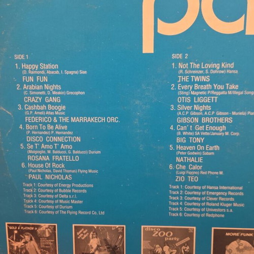 Another Beach Party vinyl record used, Italo-disco pop collection
