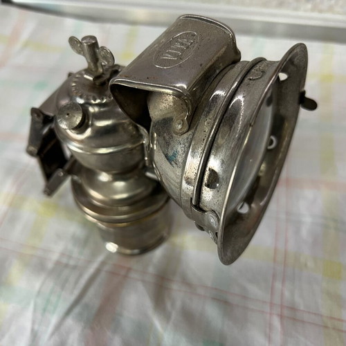 VITA acetylene bicycle lamp used, antique collectible