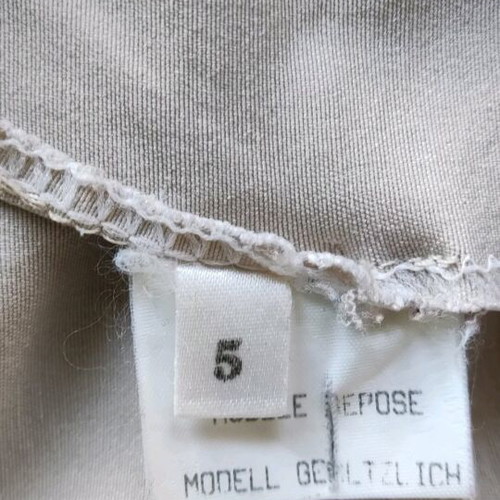 Stretch pants like new, beige, size L