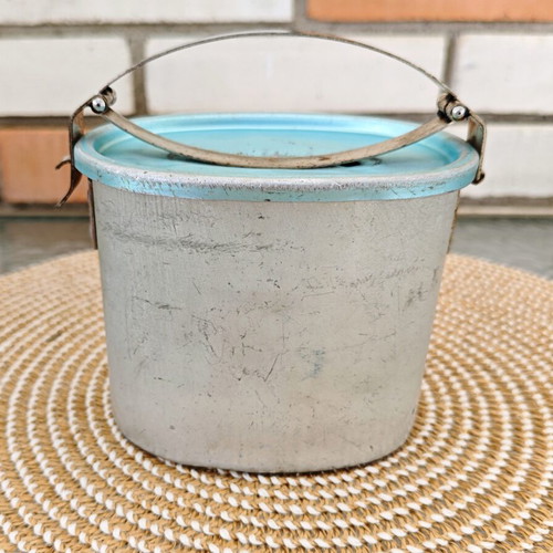 Vintage Markill Aluminum Food Container 1950s used