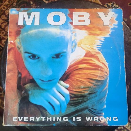 Moby Everything Is Wrong vinyl used, moderate condition