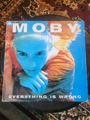 Moby Everything Is Wrong vinyl used, moderate condition