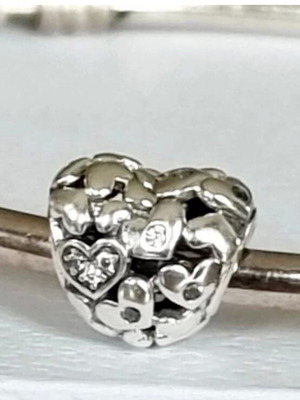 Pandora s925Ale καρδιά ασημένιο μενταγιόν μεταχειρισμένο