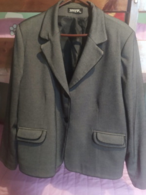 Σακάκι γυναικείο Assy Fashion γκρι σαν καινούργιο, νούμερο 58