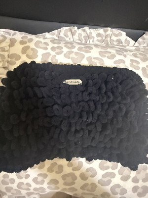 Puffy Bag handmade, new, black