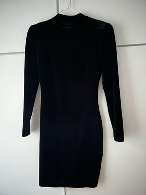 chinese dress ladies OYSHO. Black midi dress with linen. TS – Hibuy market main image 0