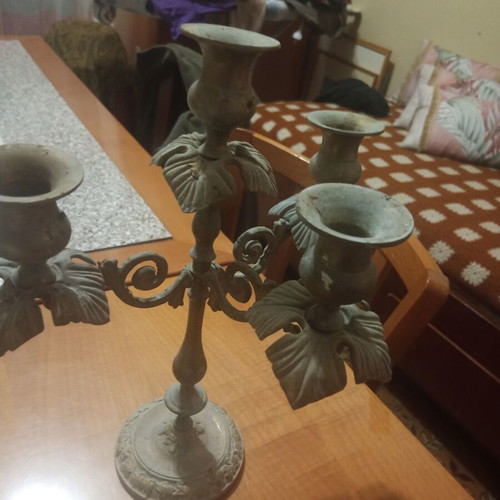 Bronze candlestick used