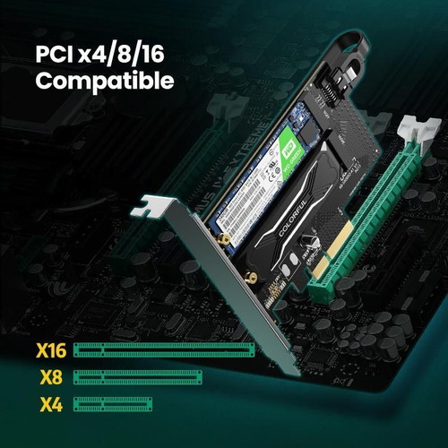 Ugreen PCIe 3.0 x4 expansion card adapter for SSD M.2 M-Key and B-Key new