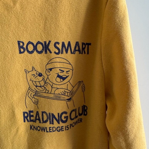 Bershka hoodie used, size Medium, mustard color