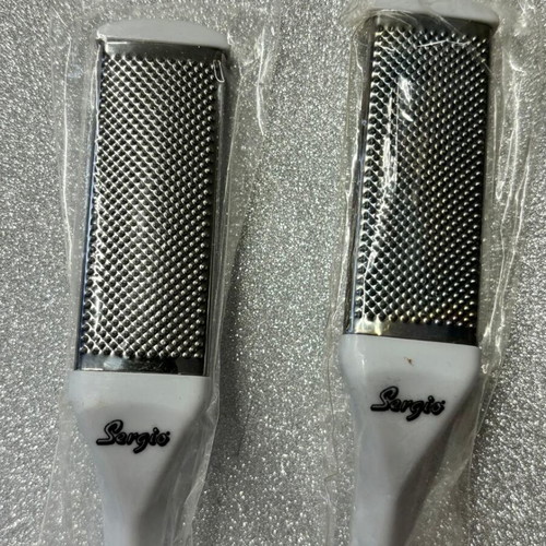 Set of 2 metal foot rasps new