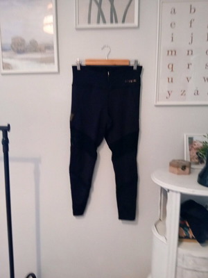 Oysho leggings black with transparency like new, size M