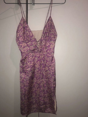 Μίνι φόρεμα Pull & Bear, μέγεθος 32, μοβ, σαν καινούργιο
