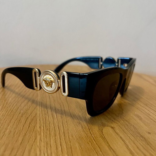 Versace sunglasses model 4479U GB187, black and gold, women's