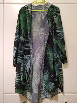 Lycra beach cardigan new, size large