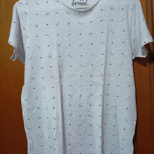 Men's t-shirt slim fit, like new, white, size M