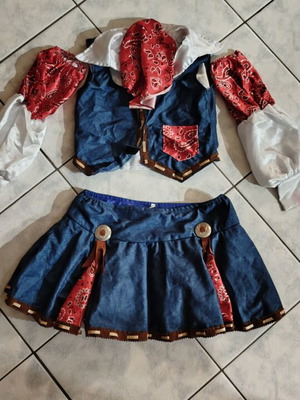 Carnival costume cowboy girl like new up to 9 years