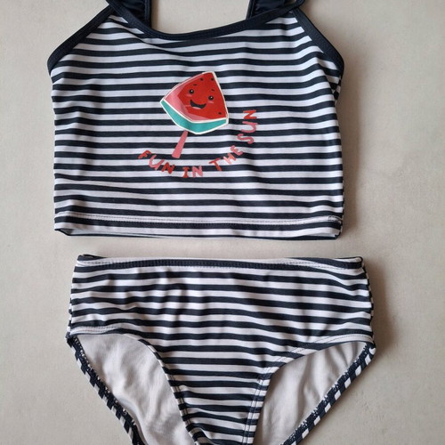 Lupilu swimwear set with sun protection shirt and pants like new for ages 2-4